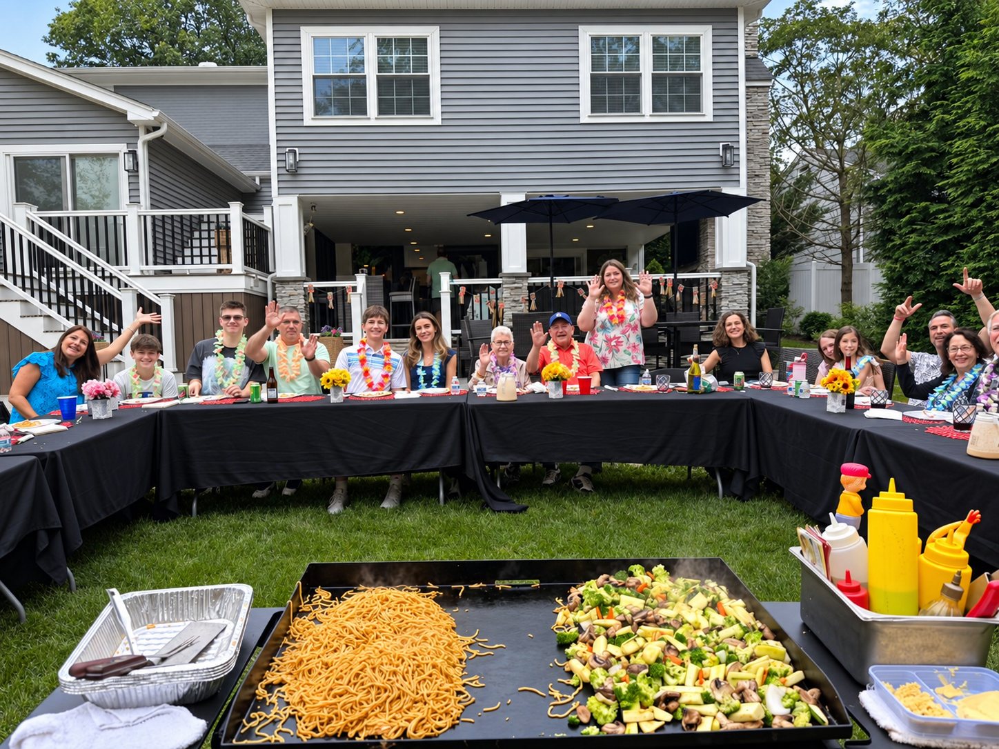 Hibachi Tonight private hibachi chef cooking live at an event